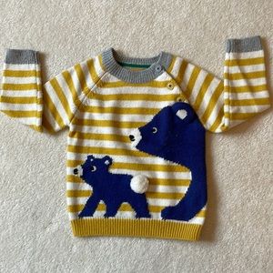 GUC Mini Boden Wool Blend Bear and Cub Sweater